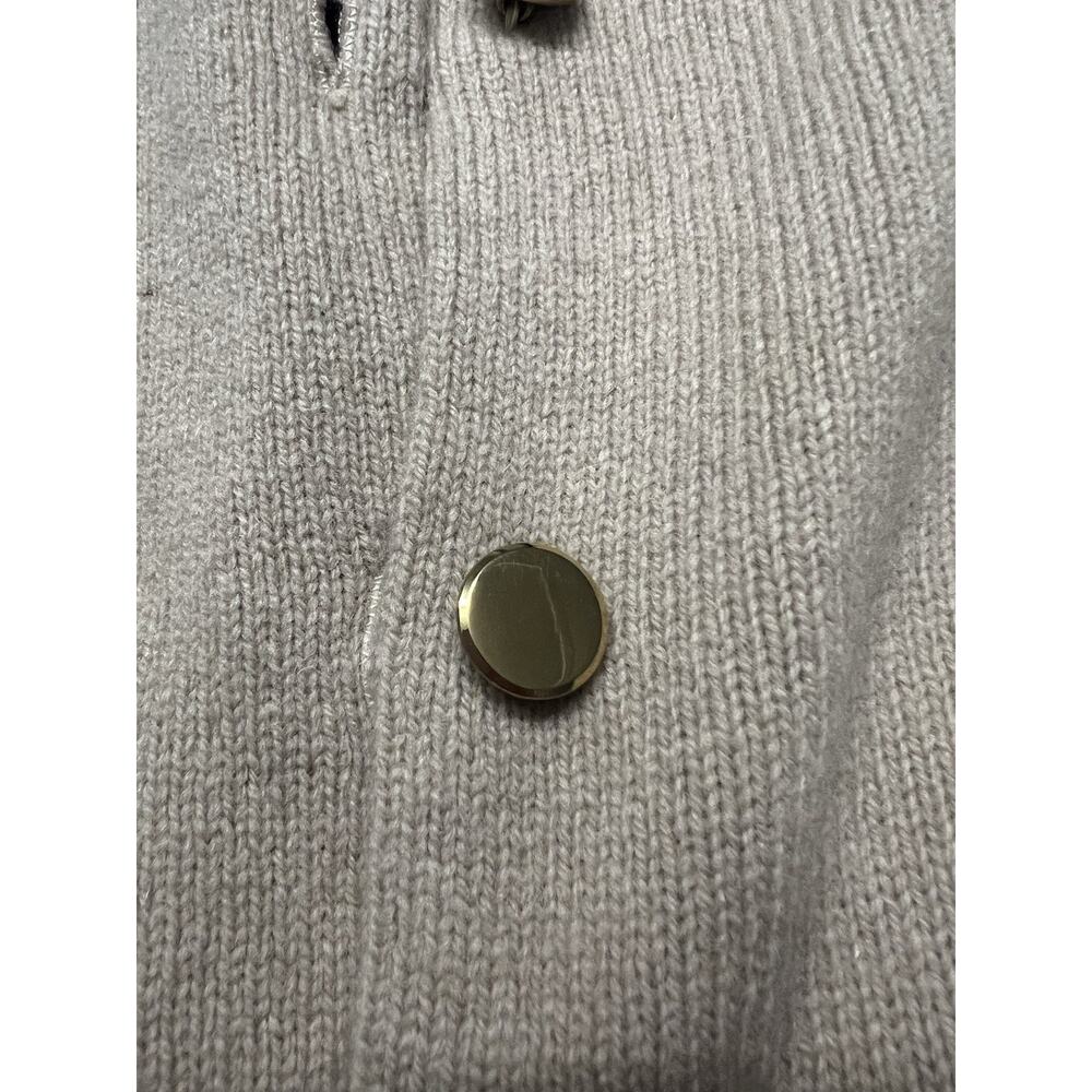 Archie Brown & Son 100% Lambswool Women’s Cardigan Camel Gold Sweater Size 40 - Picture 10 of 16